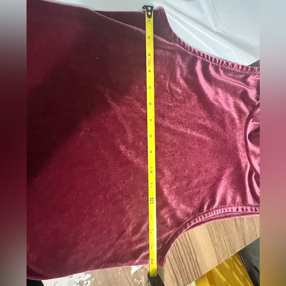 Olive & Oak Sleeveless Velvet Mock Neck Top -   Dusty Rose Mauve - Picture 3 of 7